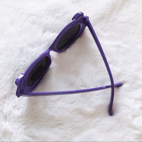 Everly Purple Toddler Girl Fashion Bow Sunglasses - Picture 7 of 8